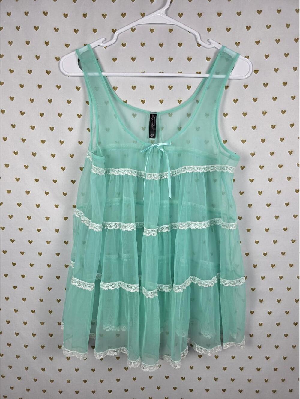 Victorias Secret SABRINA CARPENTER BABYDOLL Sexy Little Things Nightie Dress MED
